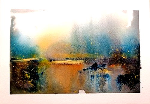 AQUARELL mit Rudolf Wolf