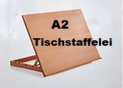 Tischstaffelei  A2 und A3 aus Buchenholz