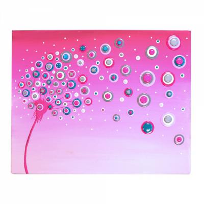 BLOB PAINT FARBSET & SCHABLONE PUSTEBLUME