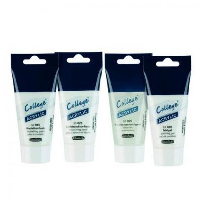 4-er Acryl Malgele+Pasten