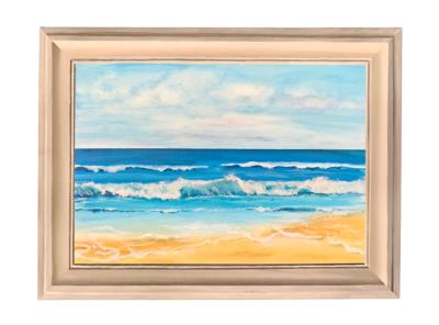 Meer im Rahmen – Acrylmalerei mit Trompe-l’oeil Effekt