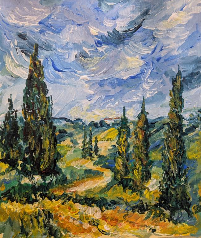 Acrylmalkurs - malen nach Ideen großer Meister