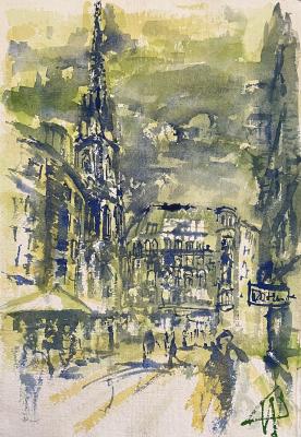 Spielerisches Aquarellieren