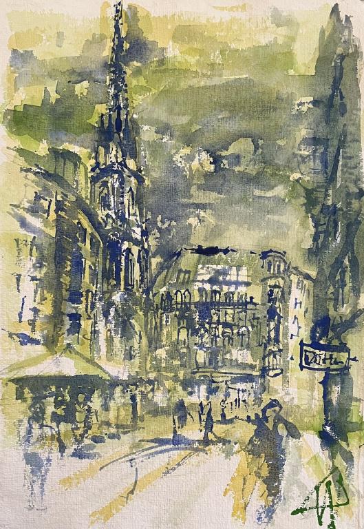 Spielerisches Aquarellieren