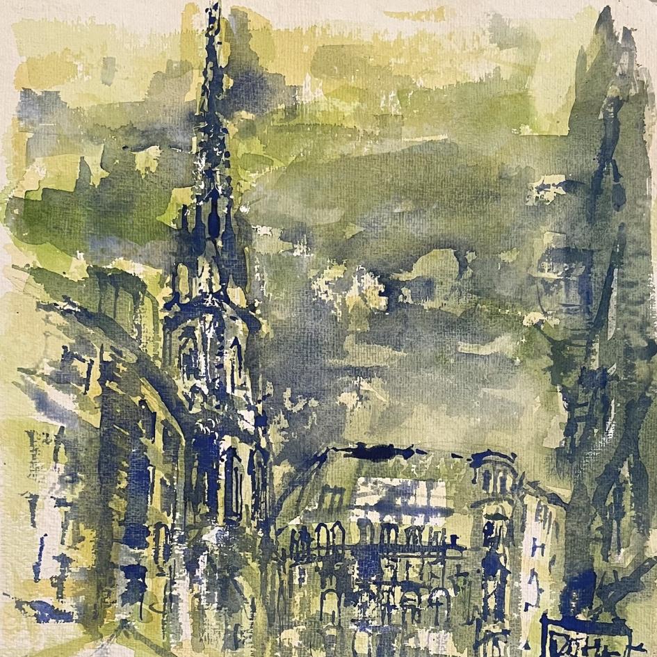 Spielerisches Aquarellieren