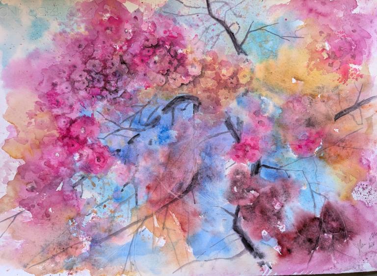 Die Leichtigkeit des Aquarells mit Edeltraud Steurer