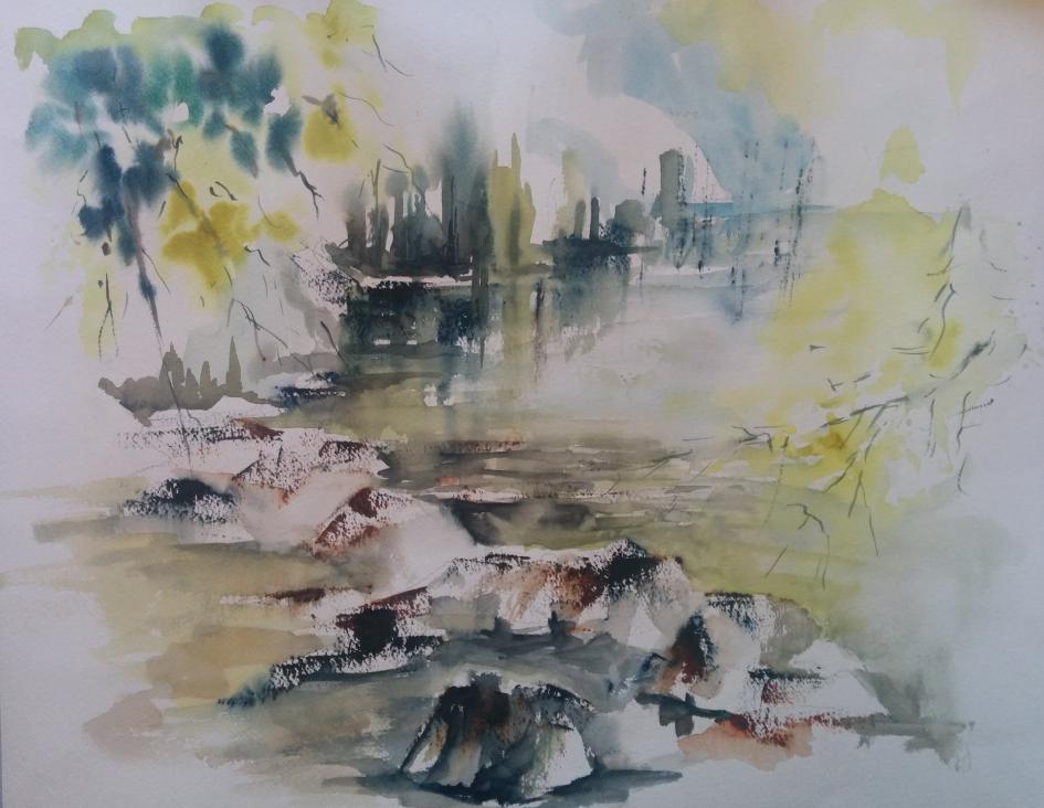 Die Leichtigkeit des Aquarells mit Edeltraud Steurer