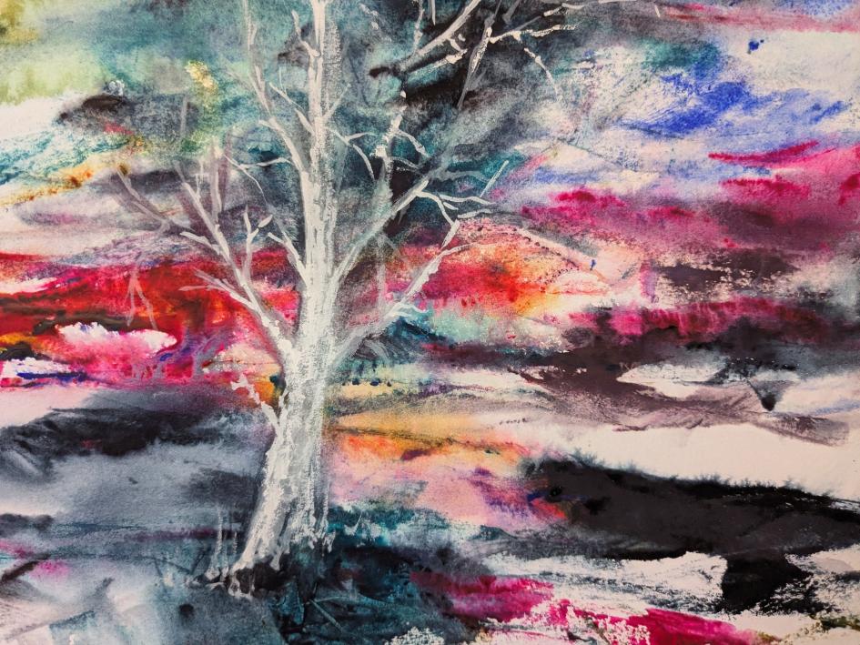 Aquarellkurs - Weihnachten naht