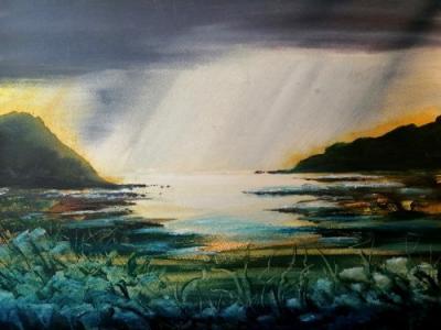 AQUARELL mit Rudolf Wolf