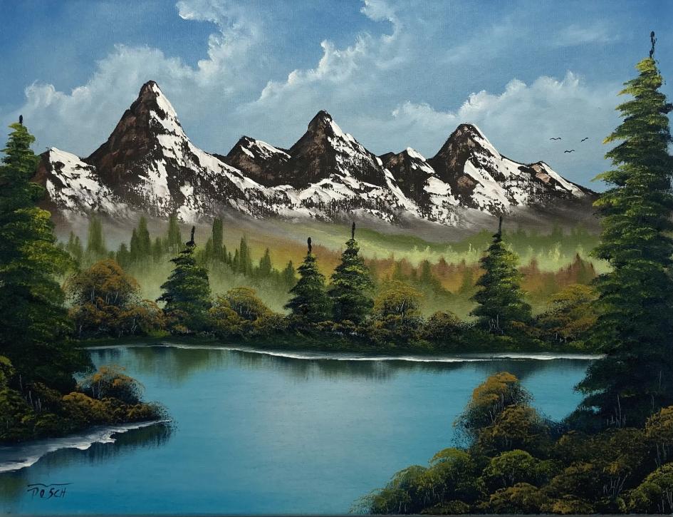 Bob Ross Landschaftskurs