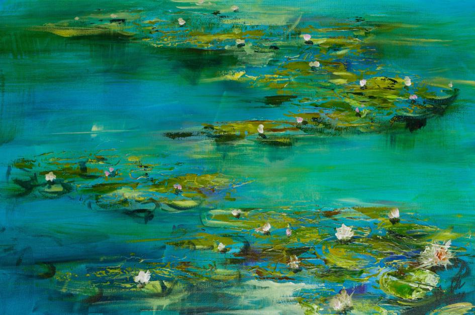 Online Malkurs Acryl malen wie Monet